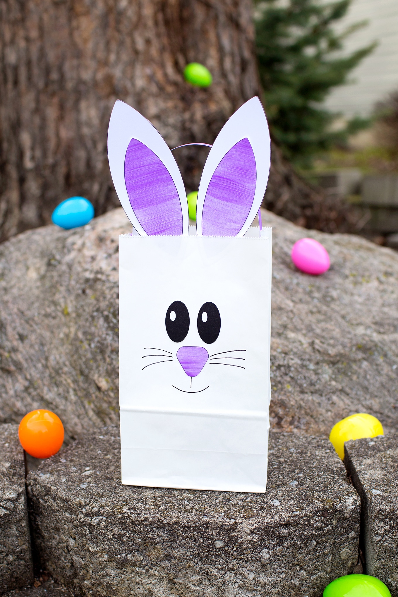 The Easiest Paper Bag Bunny Craft The Easiest Paper Bag Bunny Craft