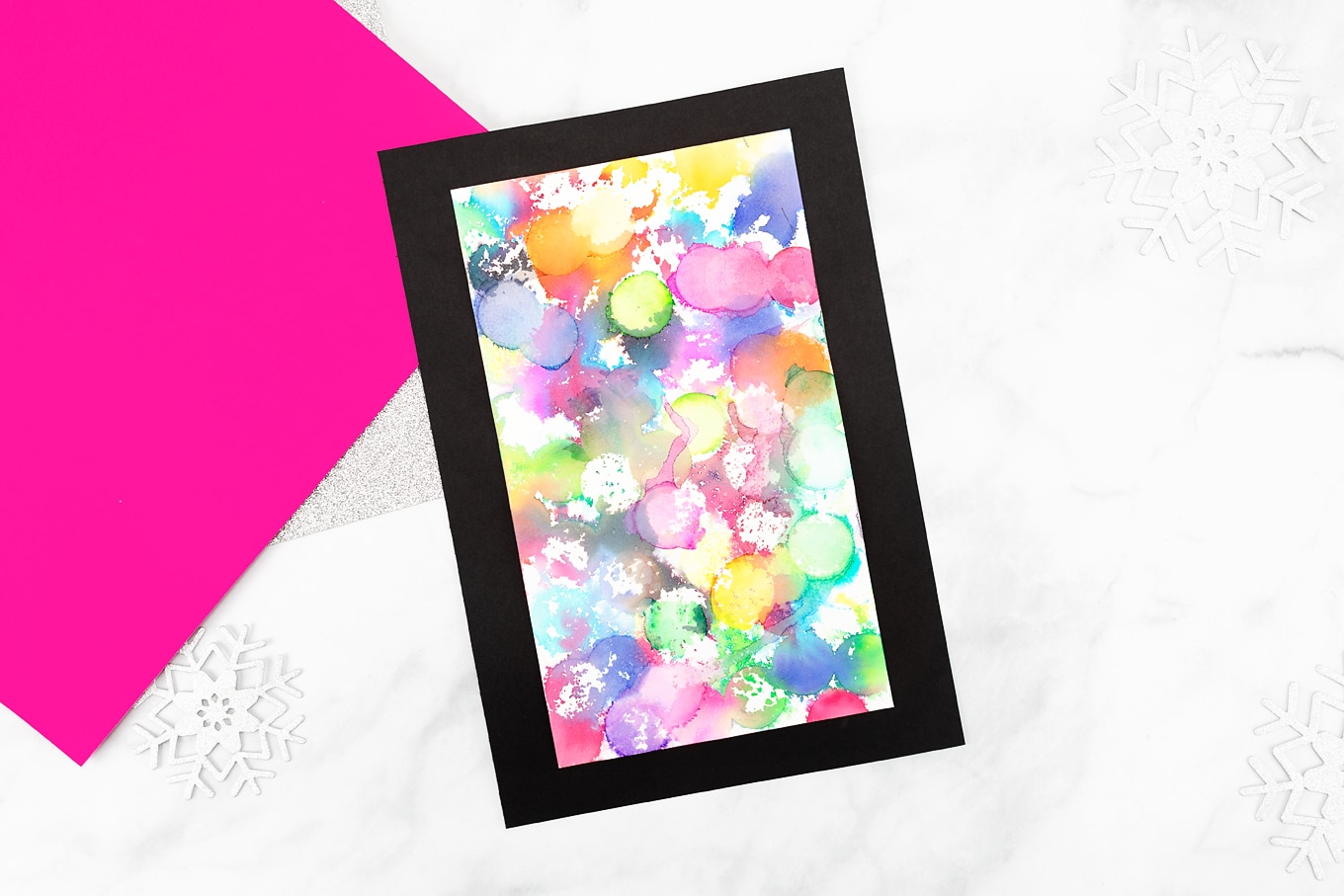 Bleeding Tissue Paper Art