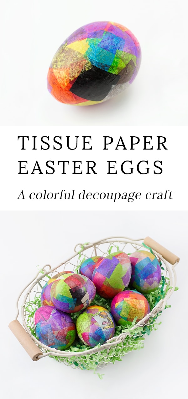 63 DECOUPAGE EASTER EGGS TISSUE PAPER