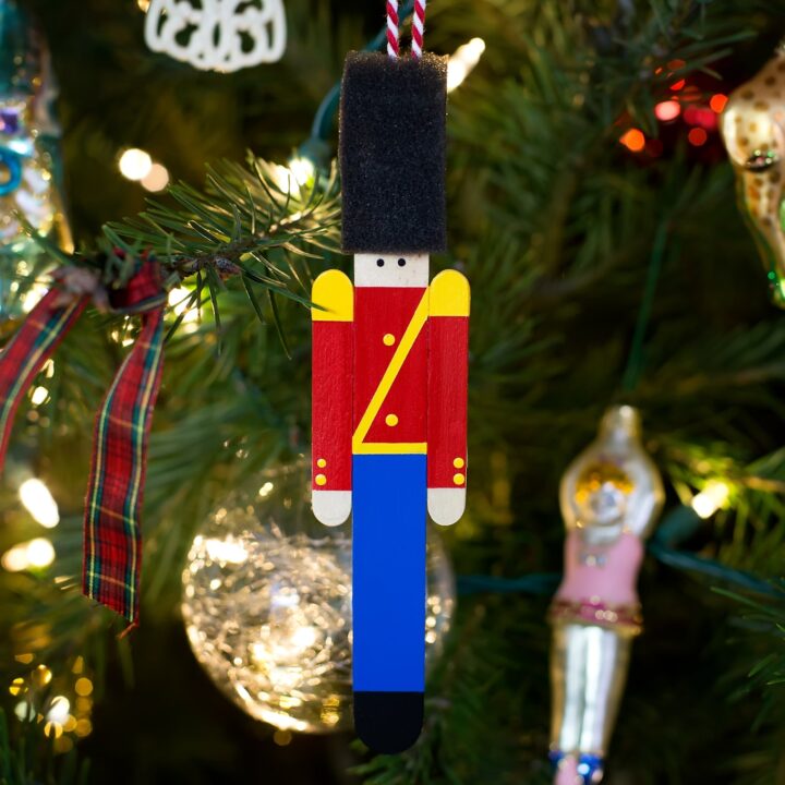 Nutcracker Toy Soldier Christmas Ornament DIY Lego Ornament Stocking Stuffer
