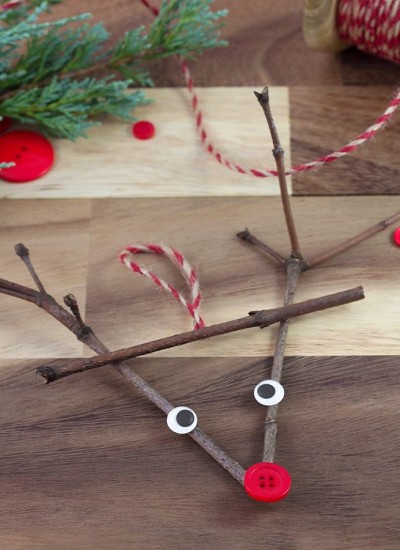 Twig Reindeer Ornaments