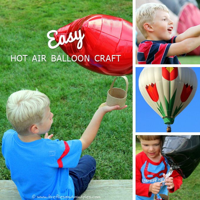 Easy Hot Air Balloon Craft for Kids