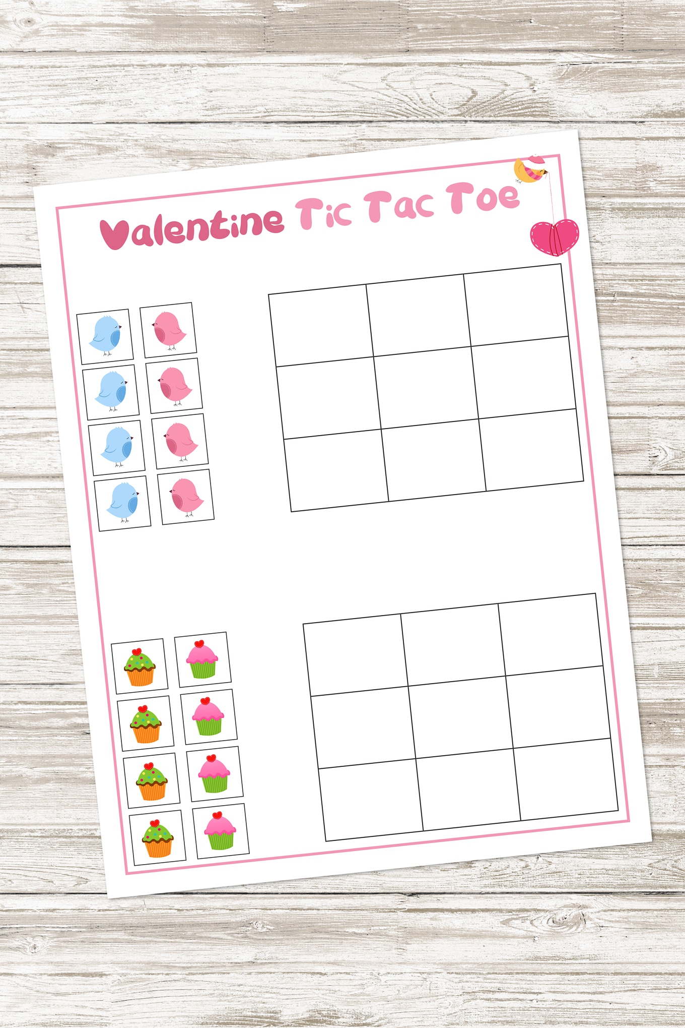 Valentine's Day Tic-Tac-Toe Valentine's Day Tic-Tac-Toe