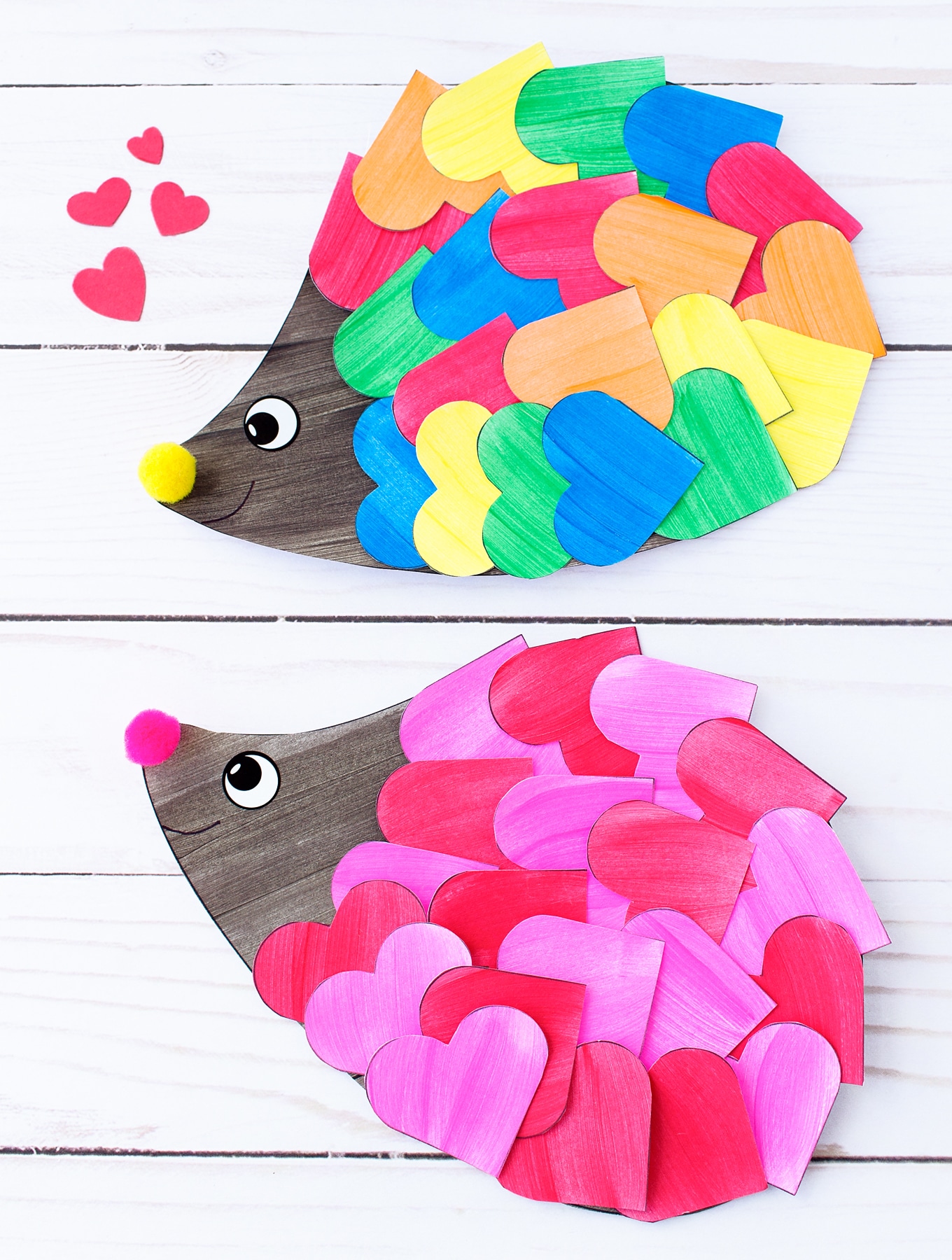 Sweetest Valentine Hedgehog Craft for Kids