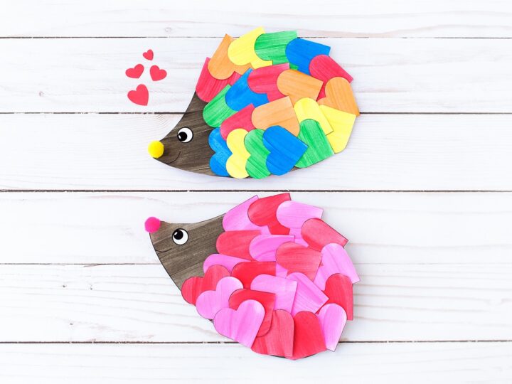 Valentine Hedgehog Craft