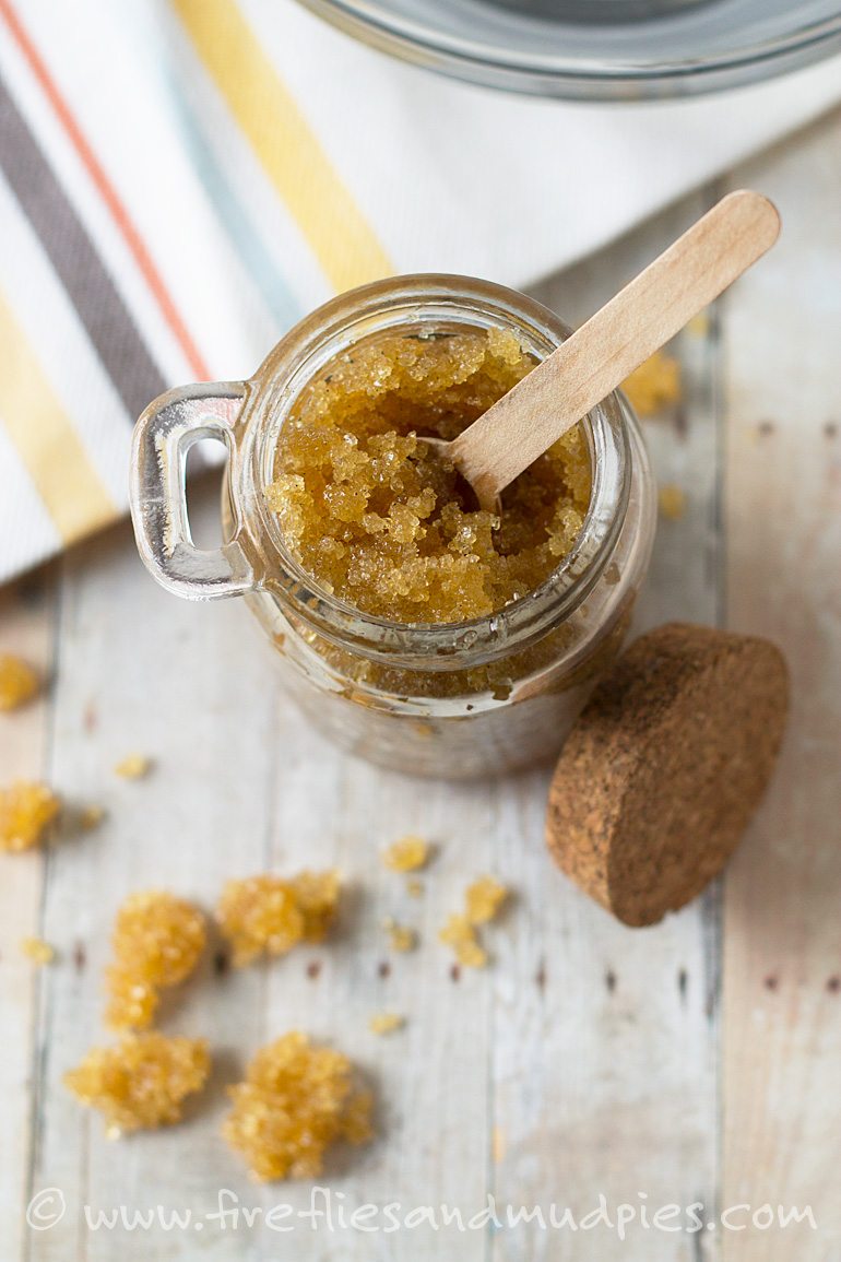 DIY Vanilla Sugar Scrub | Fireflies and Mud Pies