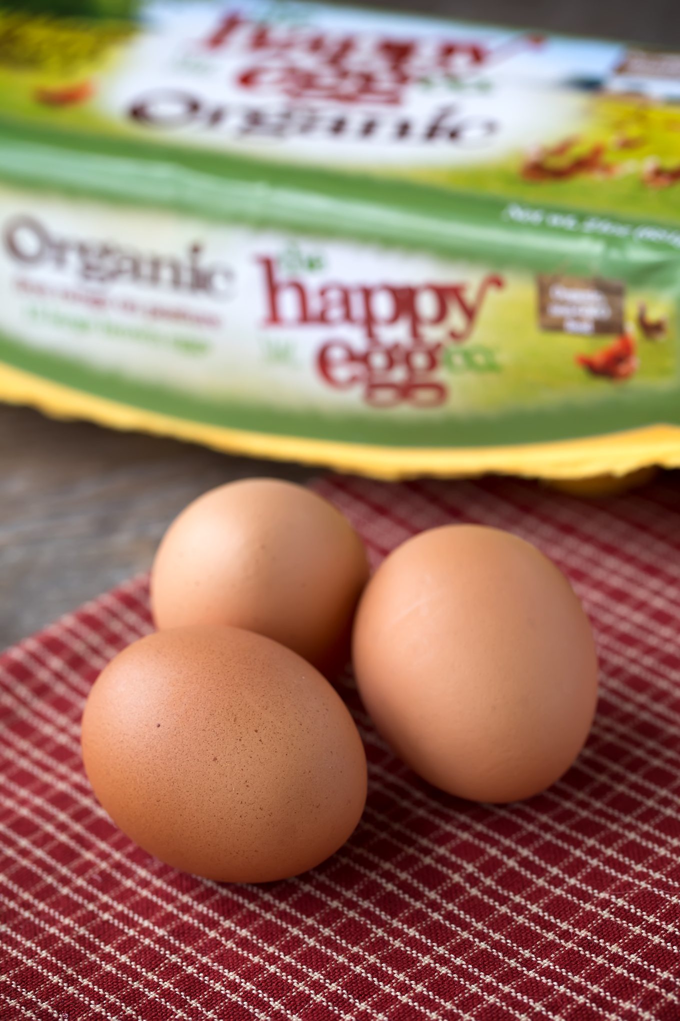 Fresh Brown Eggs with Speckles