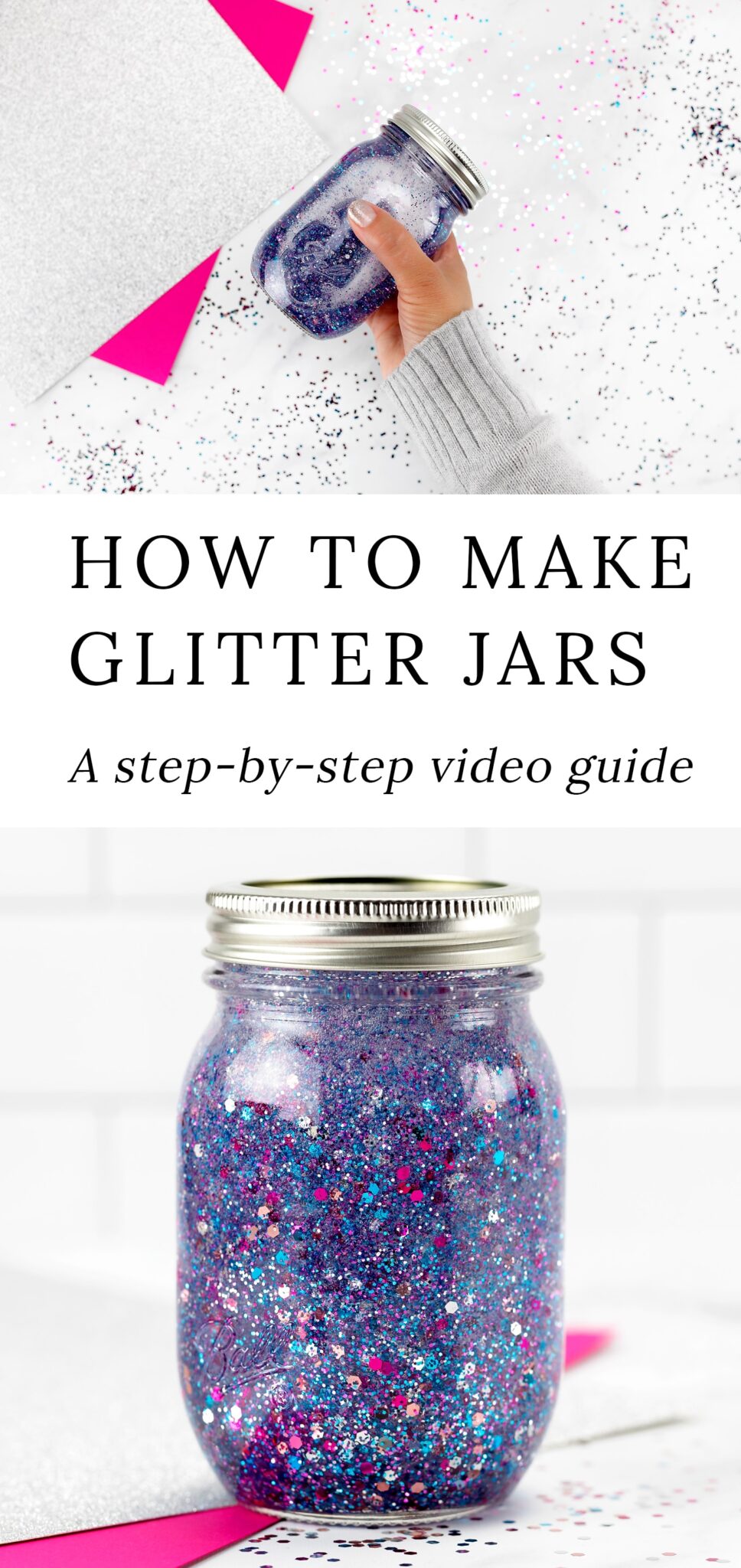 How To Make Glitter Jars Fireflieud Pies How To Make Glitter Jars Fireflieud Pies