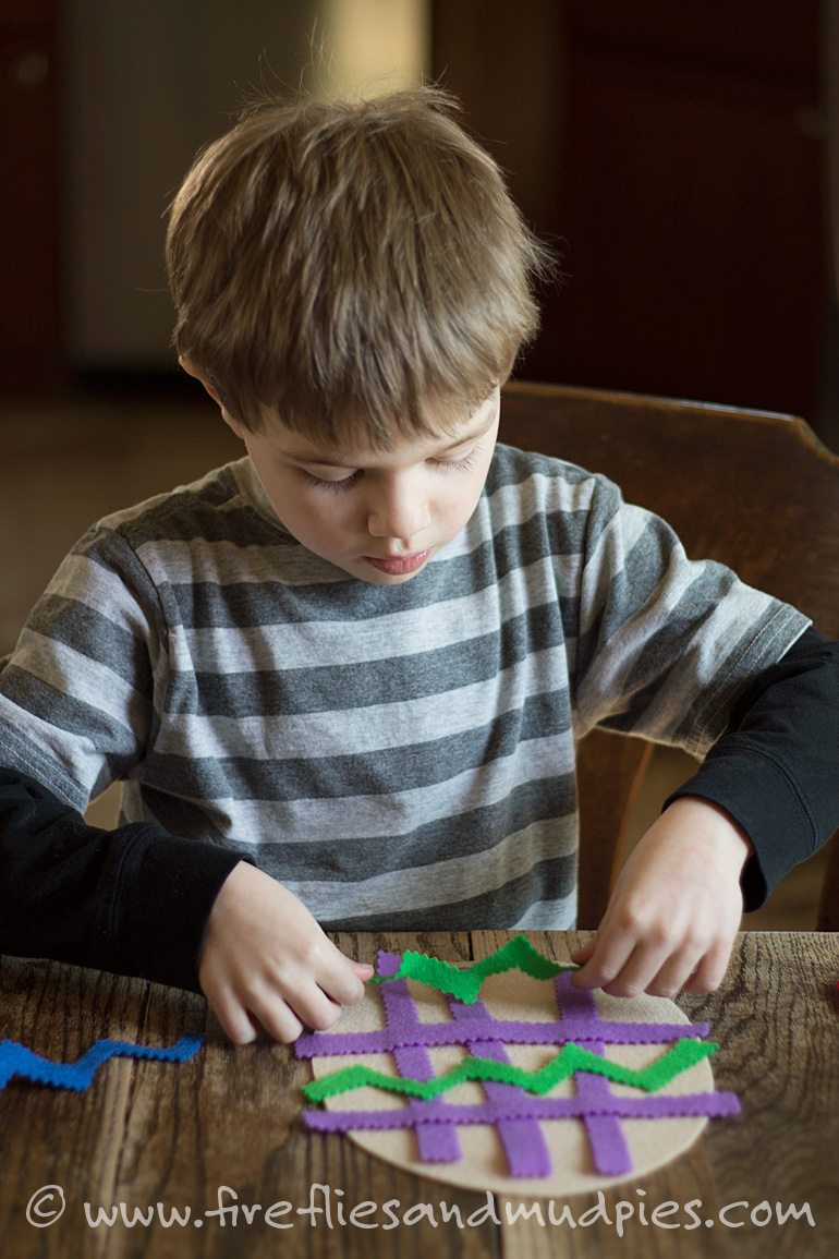 Felt Easter Egg Activity for Kids | Fireflies and Mud Pies