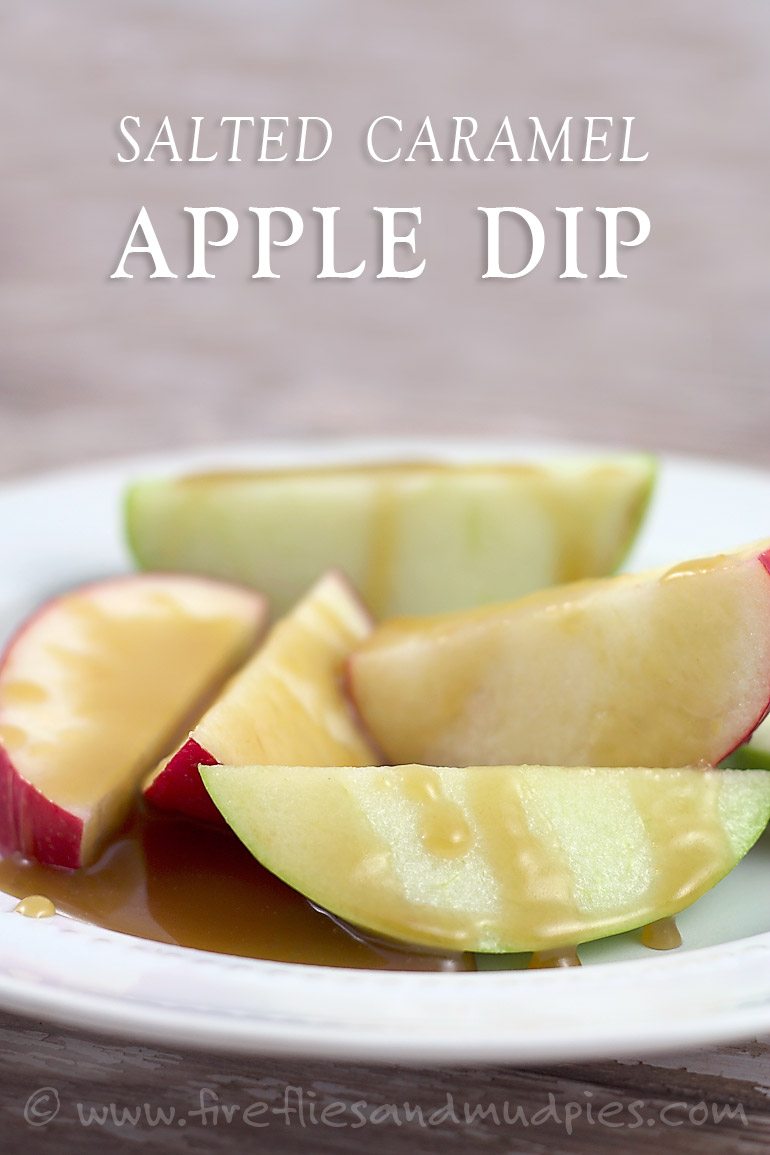 Salted Caramel Apple Dip | Fireflies and Mud Pies