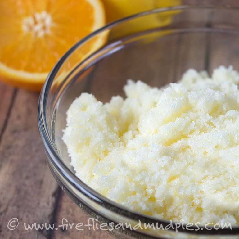 Homemade Sugar Scrub Recipe | Fireflies and Mud Pies