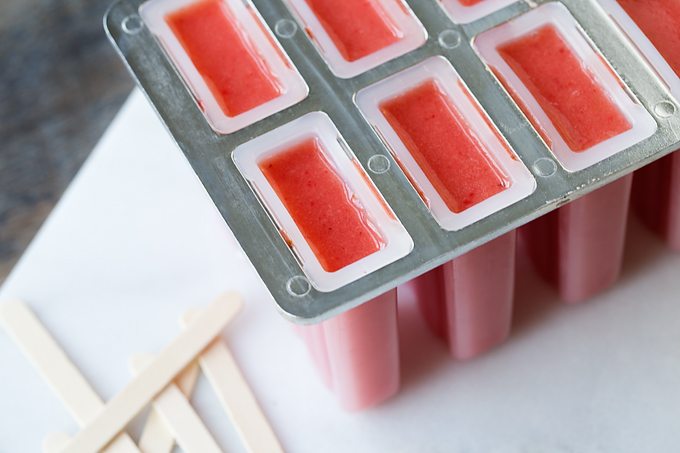 Watermelon Berry Popsicles