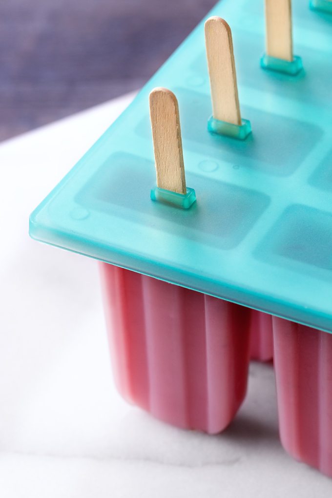 Homemade Watermelon Berry Popsicles